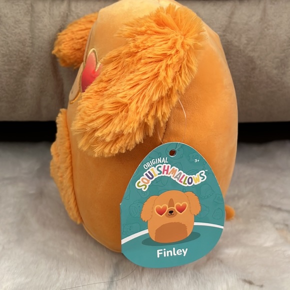 Squishmallows Toys Nwt 8 Finley The Golden Retriever Dog